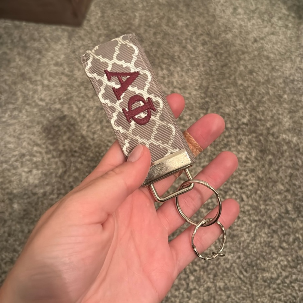 Alpha phi keychain